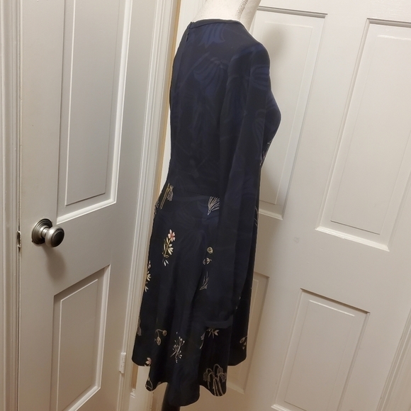 NWT LOFT Purple A-Line Dress Size 4, Retail $98, Classic, Business, formal - Picture 5 of 12